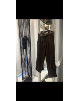 Kahverengi Kemerli Pantolon